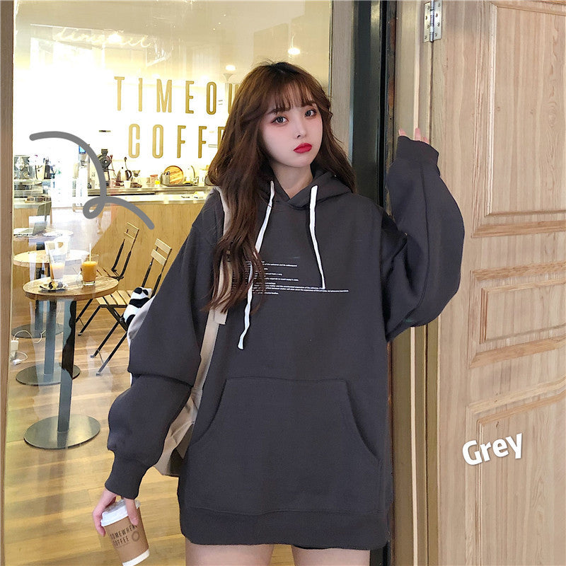 Fleece hooded sweatshirt