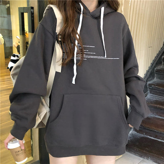 Fleece hooded sweatshirt