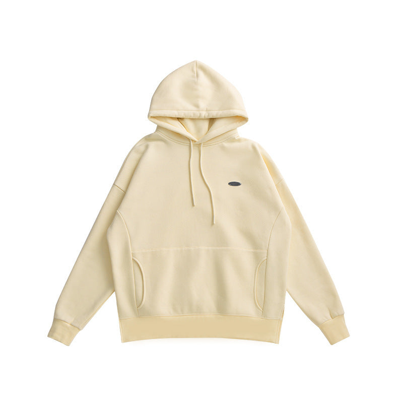 Turtleneck hooded plus fleece sweatshirt