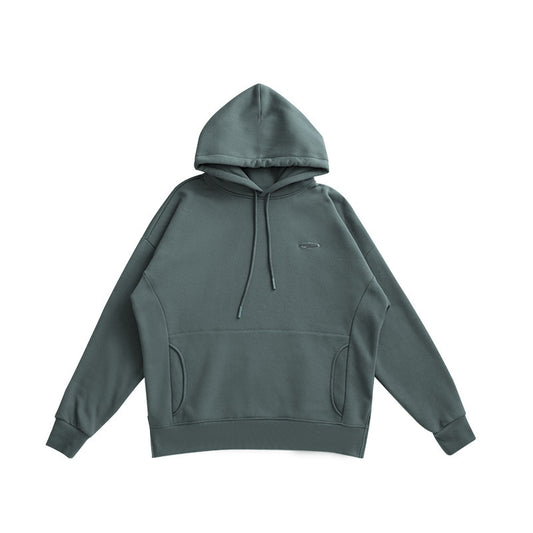 Turtleneck hooded plus fleece sweatshirt