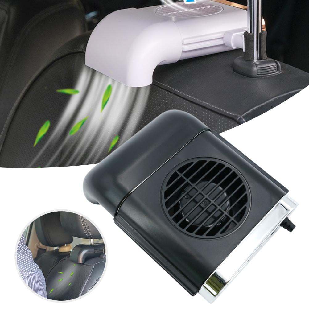 Car Fan Magnetic Fan Car Cooler Silent Wireless Charging USB Fan 3Speed Adjustable Universal Car Rear Seat Auto Cooling